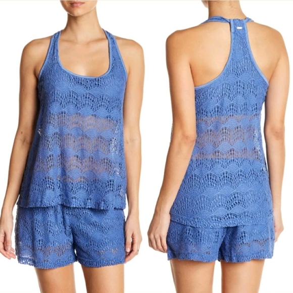 UGG Tops - UGG Luna Lace Tank Top Blue